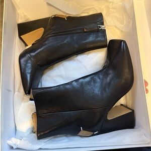 MAISON MARGIELA Four Stitches Ankle Boots Women’s Black SIZE 35